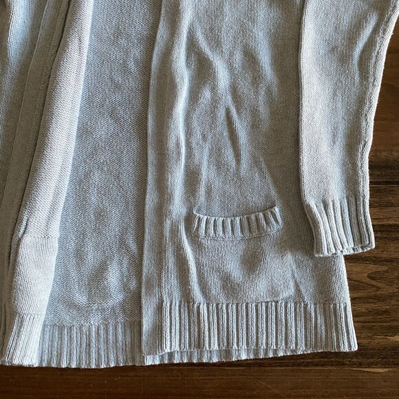 Old Navy Gray Open Front Cardigan Girls' M (8) - Picture 6 of 11